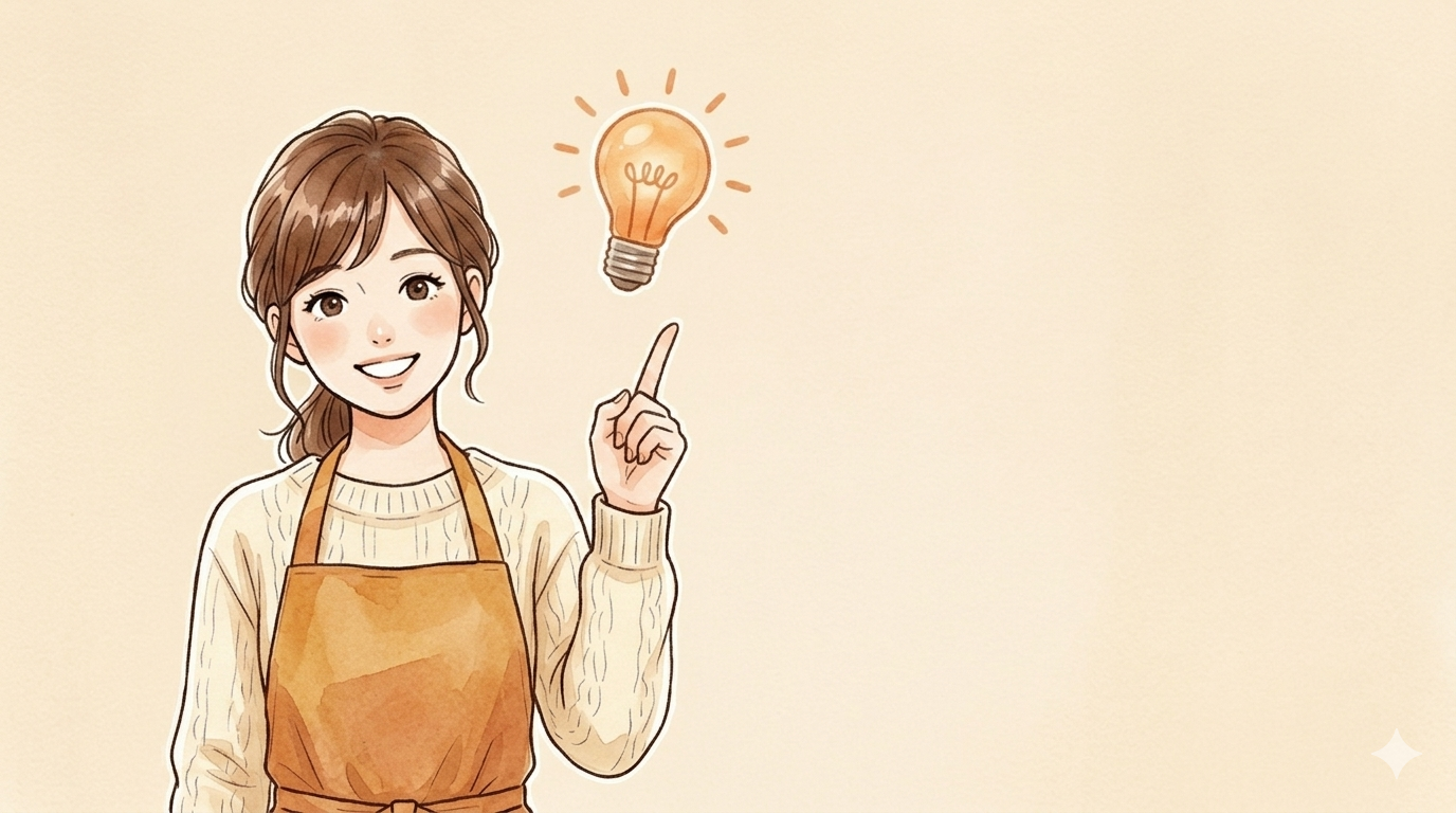 ポイントを説明する女性のイラスト