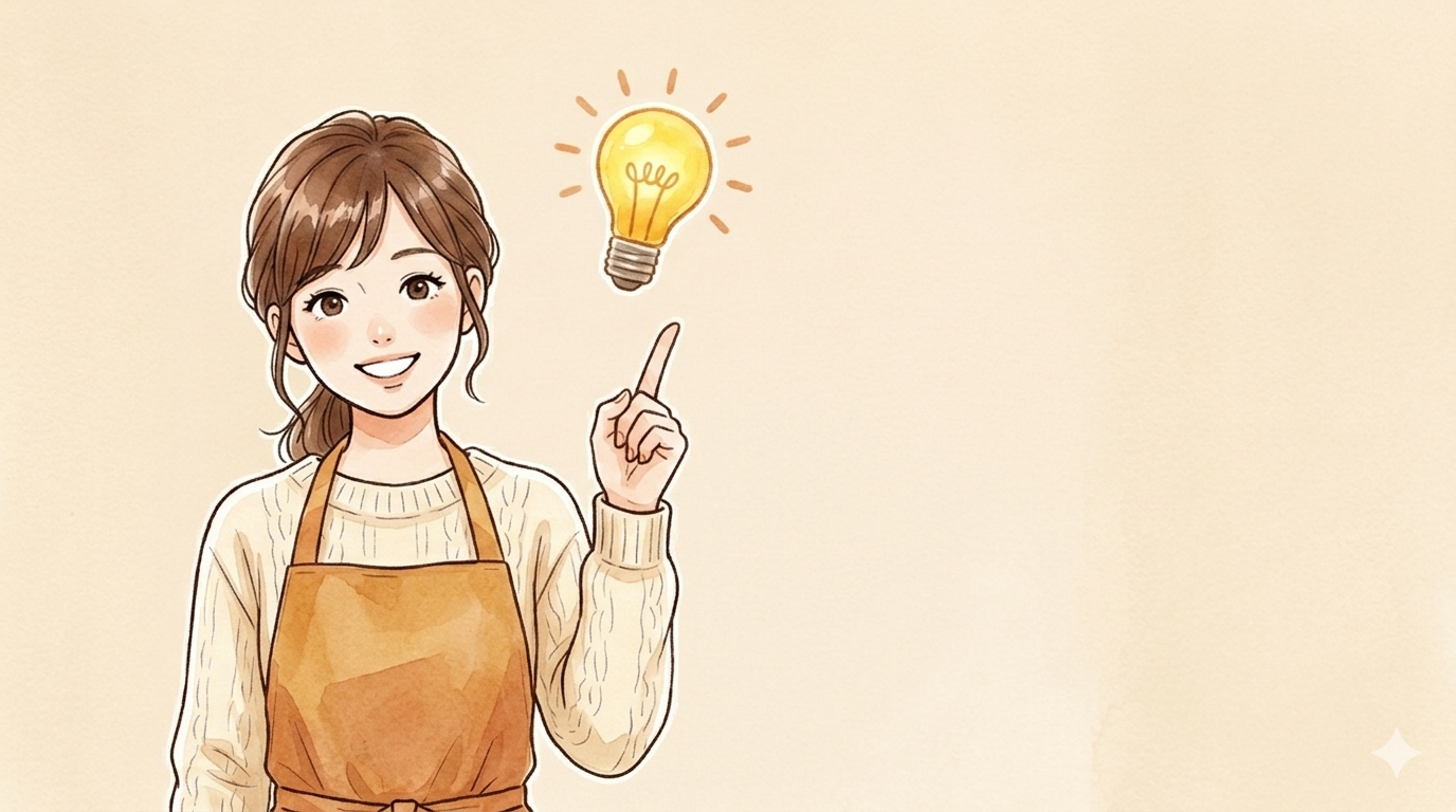 ポイントを説明する女性のイラスト