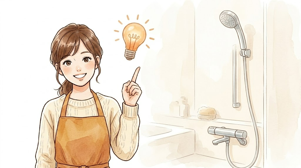人差し指を立ててポイントを伝える女性のイラスト