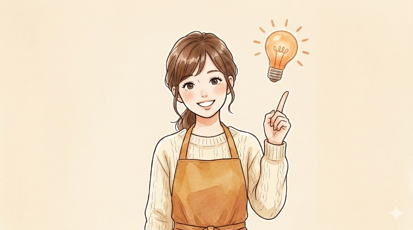 ポイントを説明する女性のイラスト